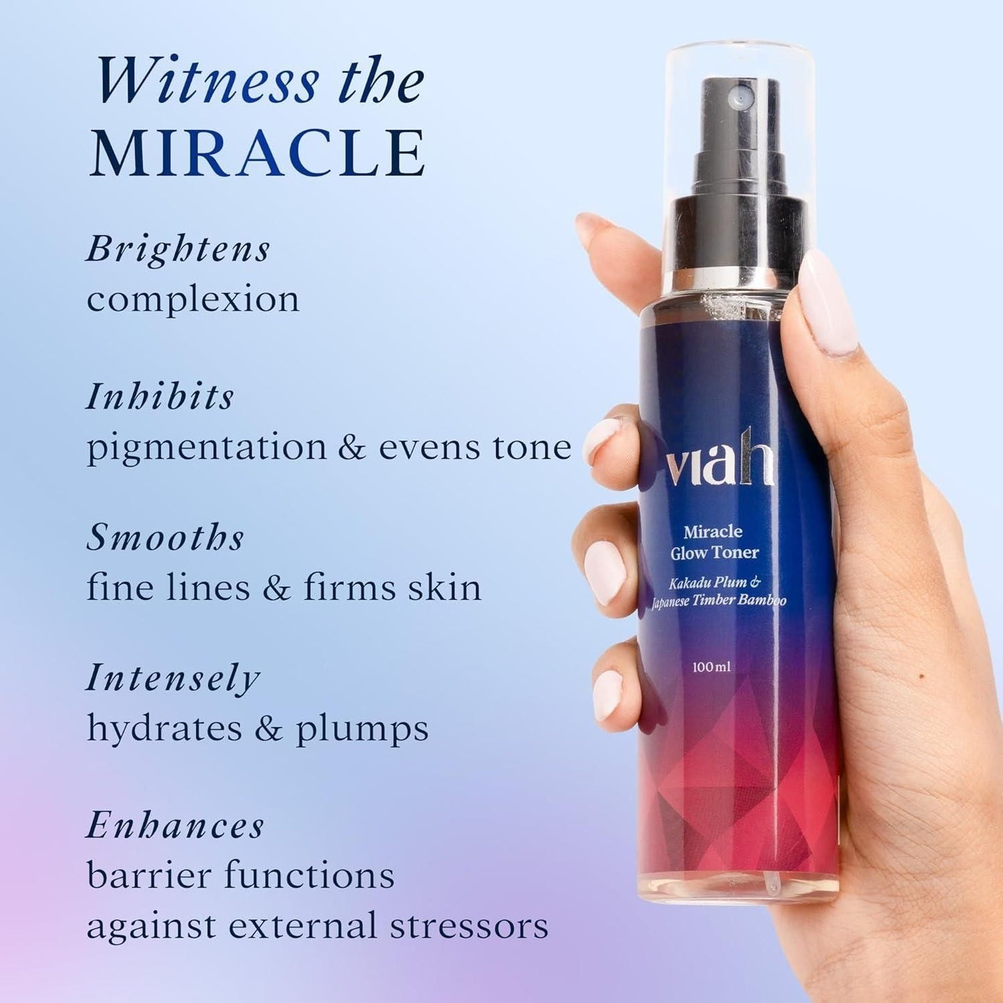 Viah Miracle Glow Toner 100 ml